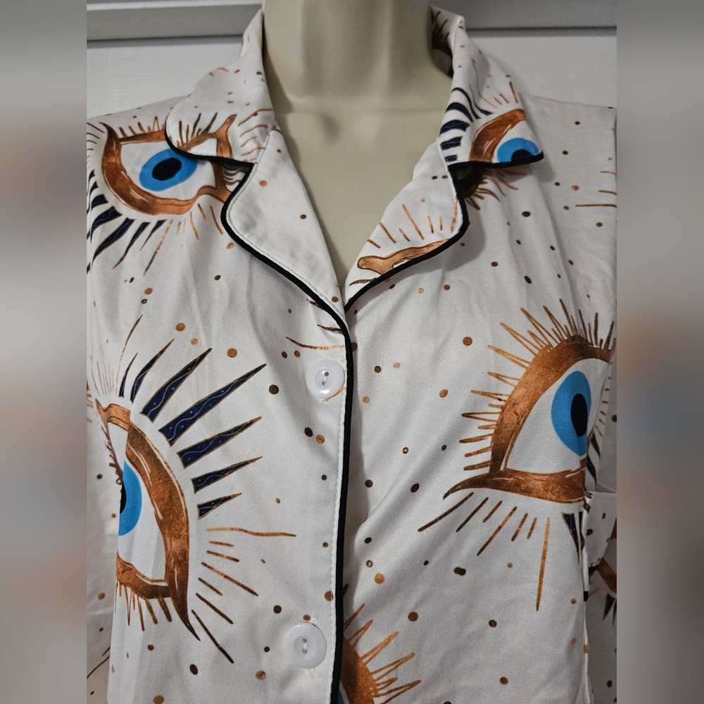 NWOT Pajama Set with Necklace and Earrings Size XXL - Picture 5 of 13